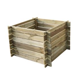 Composteur en bois 250 L : Compostage et recyclage des déchets verts  Botanic® potager et verger - botanic®