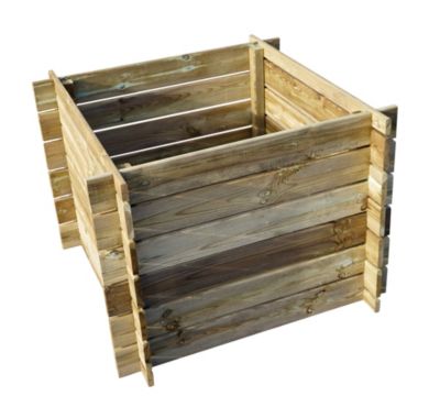 Composteur Cardon en bois 250 L Jardipolys