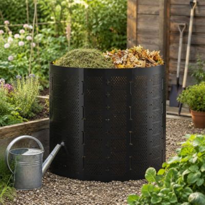 Composteur de jardin 800 litres - Durable, facile à monter, idéal pour recycler - GT GARDEN