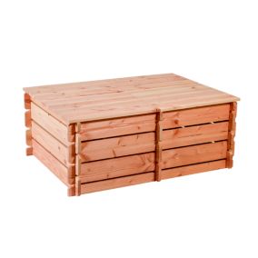 Composteur en bois Basic double Mon Petit Potager