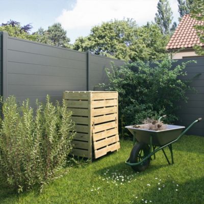 Composteur en bois Jardipolys 400L en bois FSC