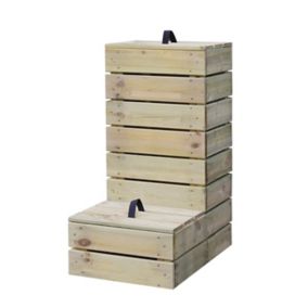 Composteur Forestyle en bois 95 L en bois FSC