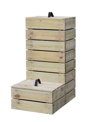 Composteur Forestyle En Bois 95 L Castorama