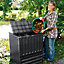 Composteur Garantia Eco King noir 600L