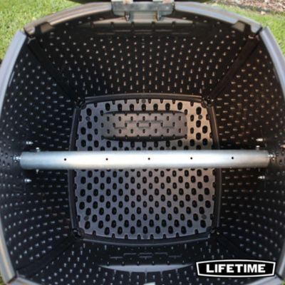 Composteur Lifetime 380L noir H.111 x l.144 cm