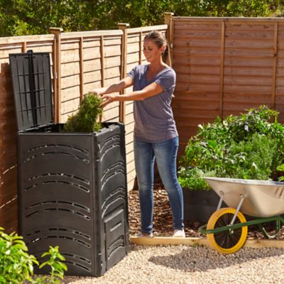 Composteur Pehd Bellijardin Noir 500l Castorama