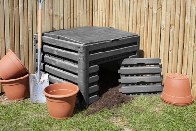 Composteur plastique effet bois 400 L Verve