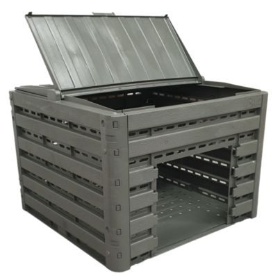 Composteur plastique effet bois 400 L Verve