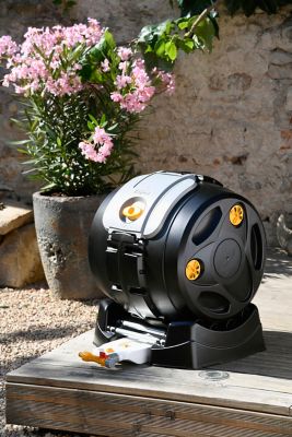 Composteur rotatif Easymix 2 en 1 Hozelock 100L