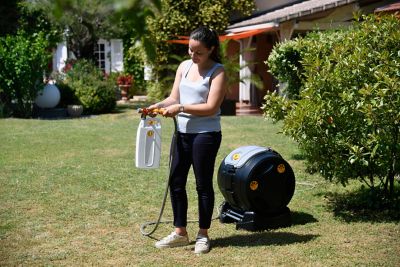 Composteur rotatif Easymix 2 en 1 Hozelock 100L