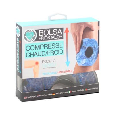 Compresse Chaude/Froide pour genou, Gel Flexible et Réutilisable - Largeur 20.8 x Longueur 28 cm