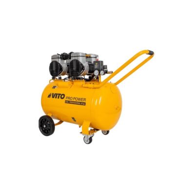 Compresseur d'air Sans Huile Silencieux 100 Litres 8 Bar 4CV 3KW 115 Psi VITO