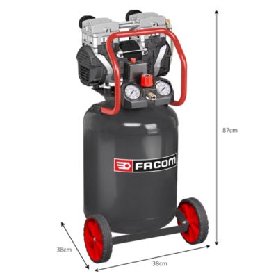 Compresseur d'air vertical Facom 50L 2.5HP