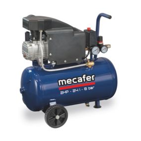 Compresseur lubrifié Mecafer 24L 2HP
