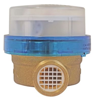Compteur d'eau jet unique eau froide calibre 15 mâle/ mâle 20/27 laiton Somatherm for you