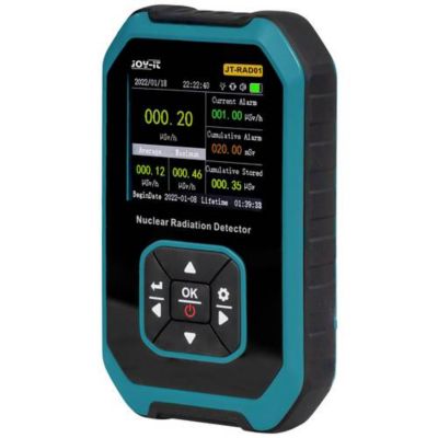 Compteur Geiger compact JT-RAD01 - détecte gamma, bêta et rayons X, écran couleur et batterie rechargeable
