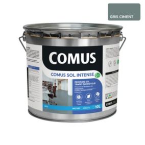 COMUS SOL INTENSE GRIS CIMENT 10L Peinture sols intérieurs et extérieurs. trafic intense/professionnel