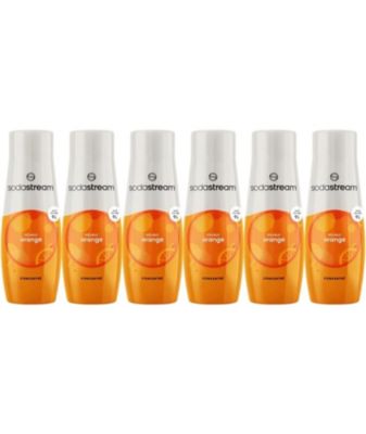 Concentrés SODASTREAM - Lot de 6 concentrés Orange - Jusqu'a 54L de boissons - 440 ml