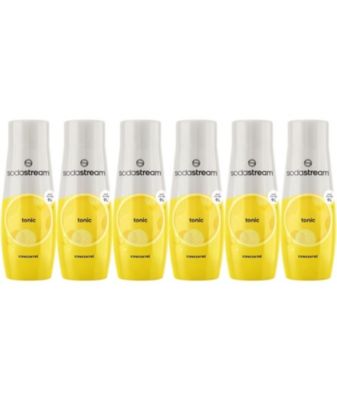 Concentrés SODASTREAM - Lot de 6 concentrés Tonic - Jusqu'a 54L de boissons - 440 ml