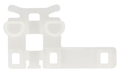 Conducteurs pour rail rideau 24 x 16 mm lot de 2 blanc, Mobois