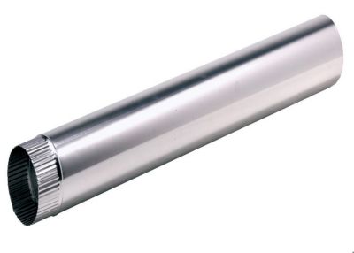 Conduit de chemin - TEN - 901139 - Tuyau rigide aluminium 1000mm - D139 - Raccordement gaz