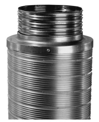 Conduit flexible isolé ø100 mm, à la coupe