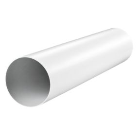 Conduit rigide VMC circulaire PVC blanc longueur 1 mètre BLAUPLAST - Diamètre (mm) 100