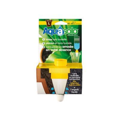 Hozelock Grand Cône D'Arrosage Aquasolo Universel - Arrosage Automatique Plantes Jusqu'à 29 Jours, Bouteilles 0,5L à 2L