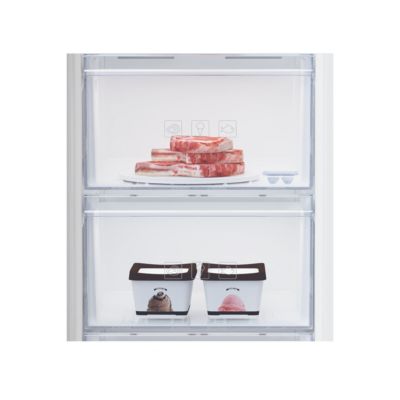 Congélateur armoire 54cm 196l statique Beko RFSM200T41WN