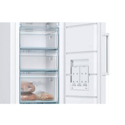 Congélateur armoire 60cm 200l nofrost Bosch GSN29UWEW série 4