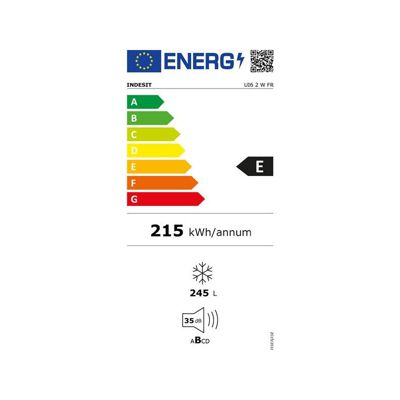 Congélateur armoire 60cm 245l statique Indesit UI62WFR