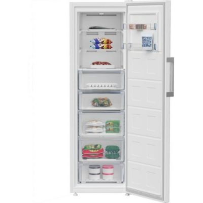 Congelateur Armoire   - BEKO - B1RFNE314W - Froid ventilé - Classe E - 286 L - 186,5 x 59,7 x 70,9 cm - Blanc