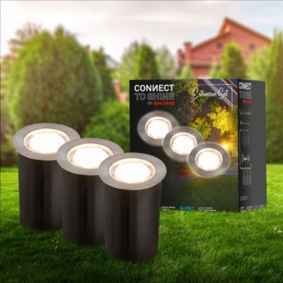 CONNECT TO SHINE Kit d'extension Tilia avec 3 spots LED encastrables au ...