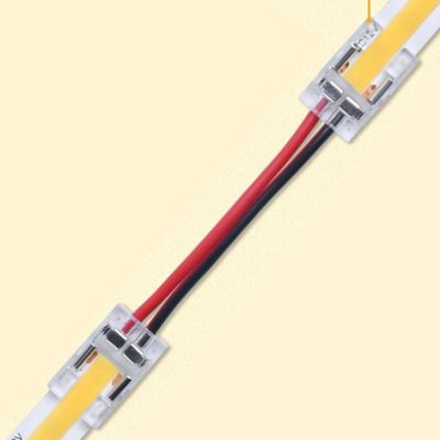 Connecteur à 2 têtes avec Fil pour Ruban LED COB 10mm - SILAMP