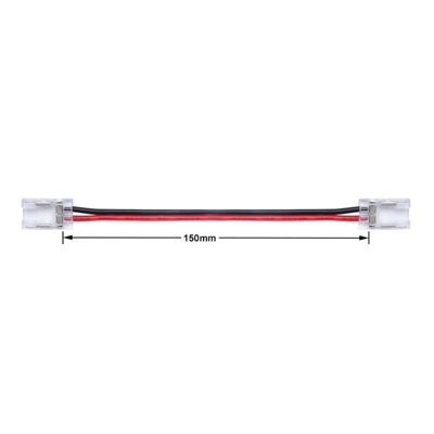 Connecteur à 2 têtes avec Fil pour Ruban LED COB 10mm - SILAMP