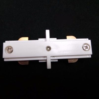 Connecteur Droit Rail Monophasé BLANC - SILAMP