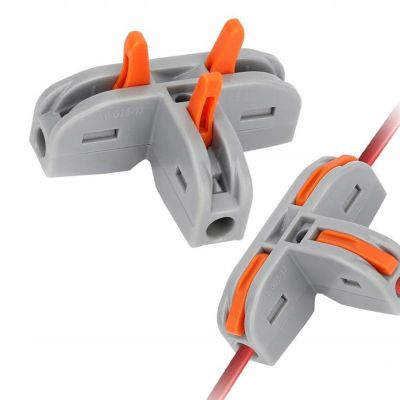 Connecteur Électrique Rapide T11 - Trisecteur 3 Pôles 400V 32A, Montage Sans Outil, Section 0,08-4 mm2, Sécurisé