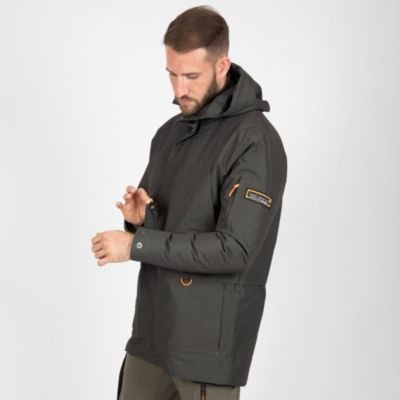 conor - parka de travail - 1085 kaki , noir m