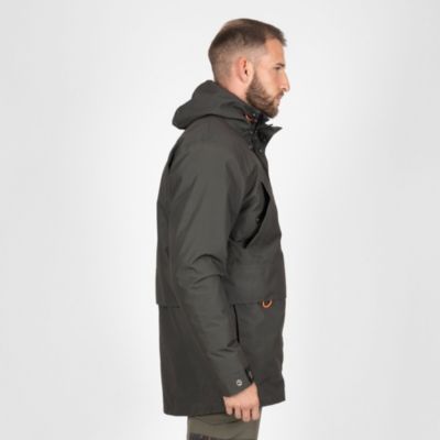conor - parka de travail - 1085 kaki , noir m