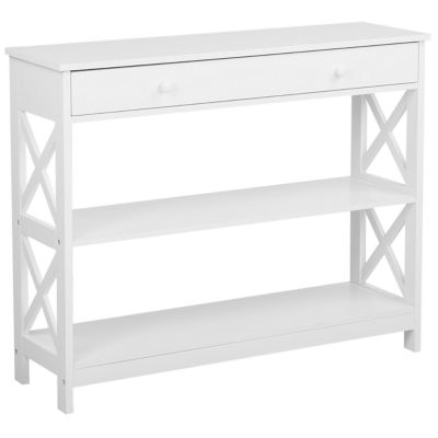 Console blanche du style moderne MONTGOMERY | Castorama