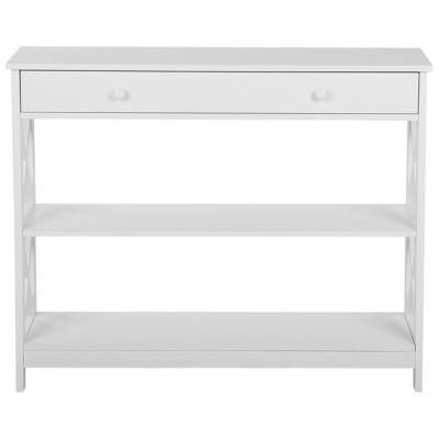 Console blanche du style moderne MONTGOMERY