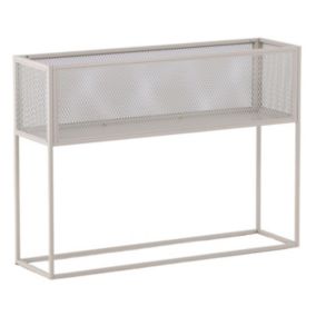 Console Design en Métal "Netz" 110cm Beige