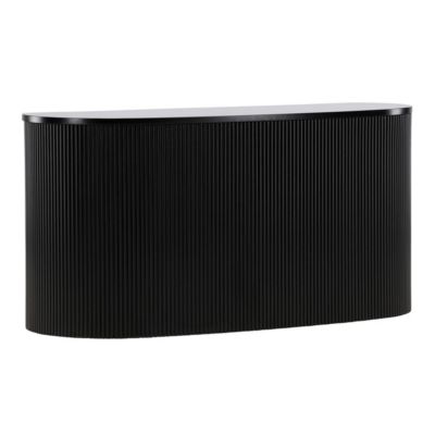 Console Design Nervuré "Loca" 120cm Noir