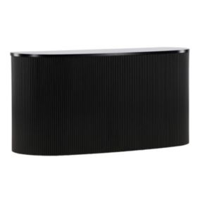 Console Design Nervuré "Loca" 120cm Noir