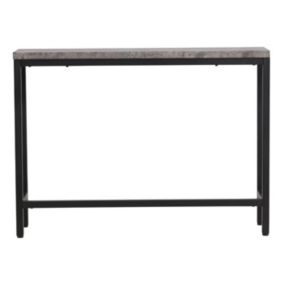 Console Design "Rise" 110cm Gris & Noir