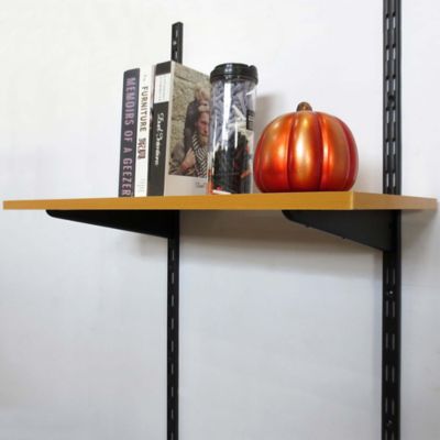 Console double 38,3 cm Form Twinny coloris noir mat
