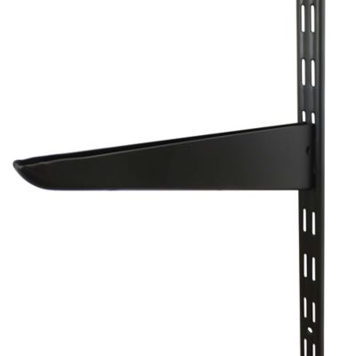 Console double 38,3 cm Form Twinny coloris noir mat
