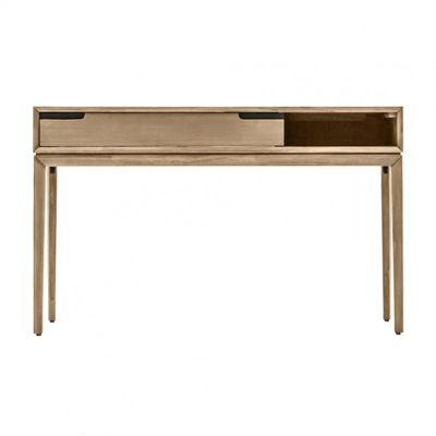 Console en bois 1 grand tiroir 1 niche L.130 cm - KASSIA