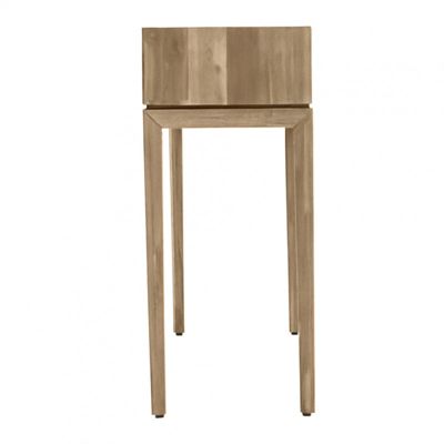 Console en bois 1 grand tiroir 1 niche L.130 cm - KASSIA