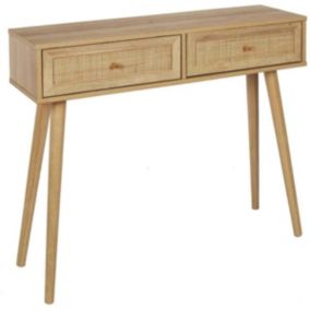 Console en bois et rotin Bali  Type: Console